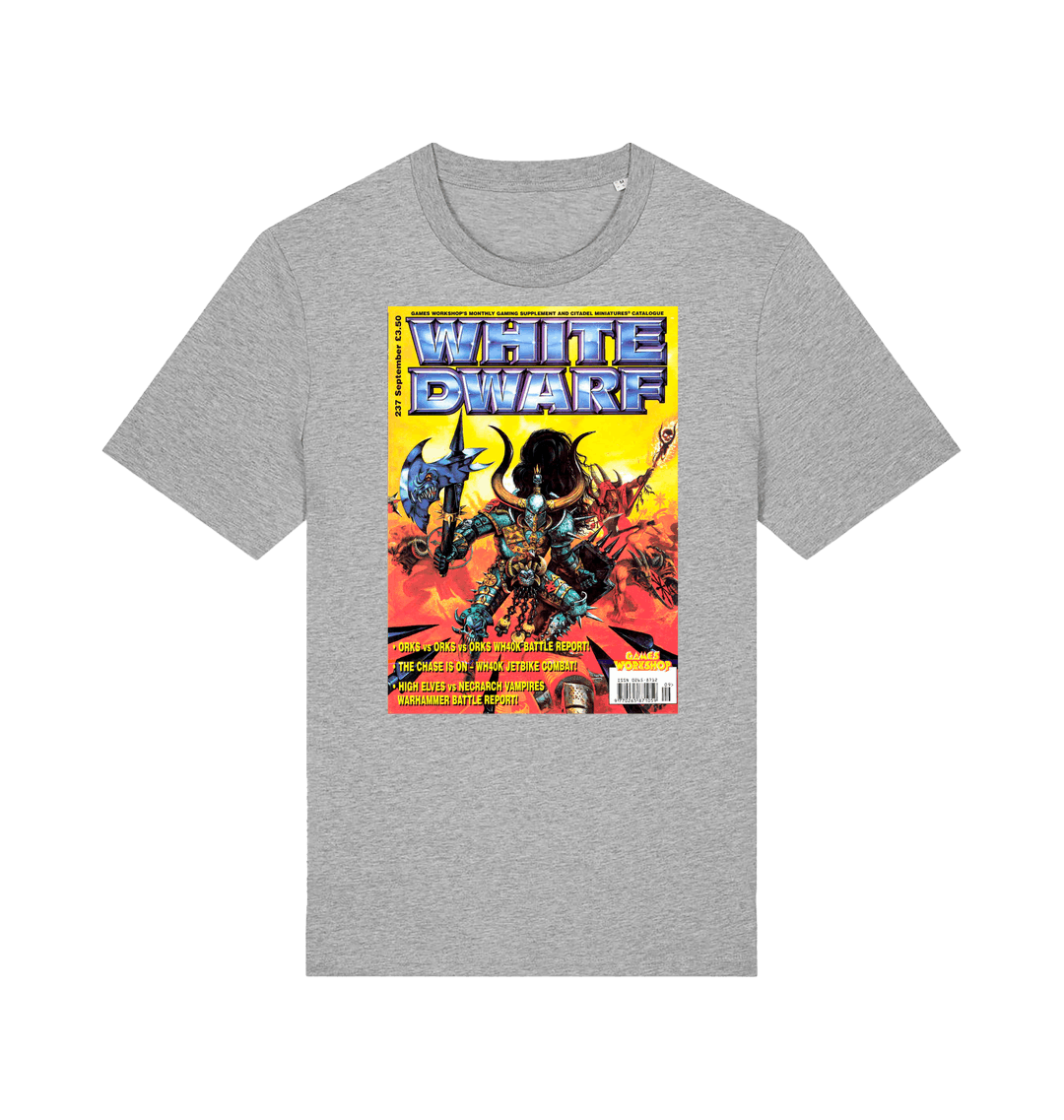 Heather Grey Printed T-shirt Front